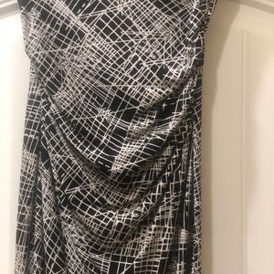 Vintage DVF strapless dress